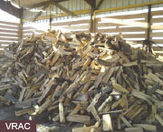 Bois de chauffage en vrac